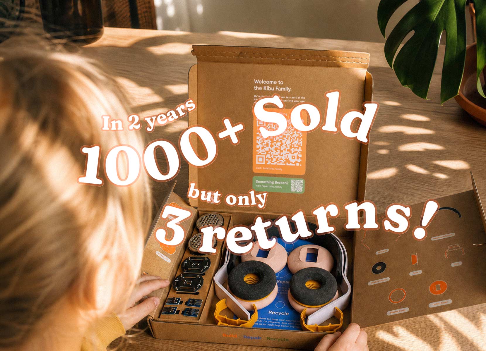 In Over 1,000 Pairs Sold, We've Had 3 Returns