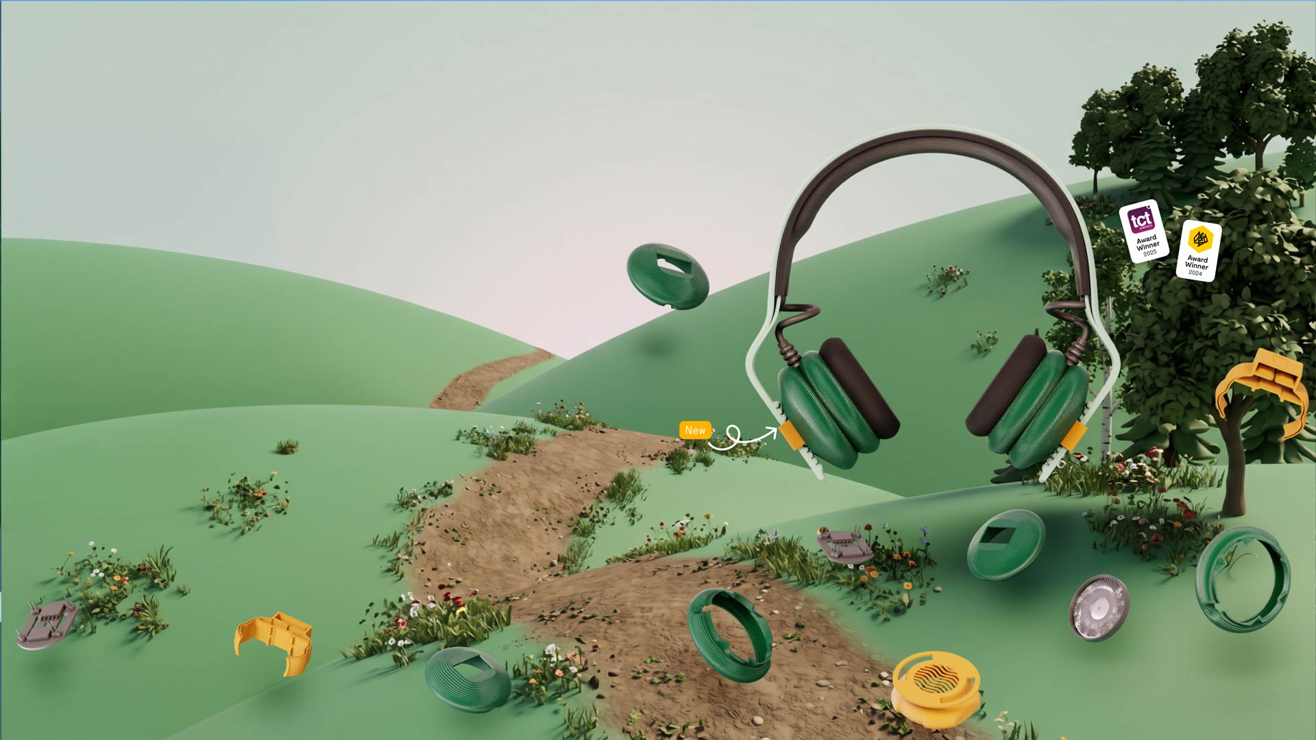 Kibu Headphones Woodland Walk